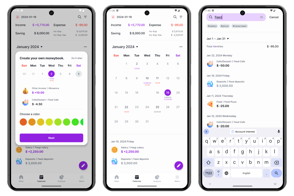 Calendar Screen